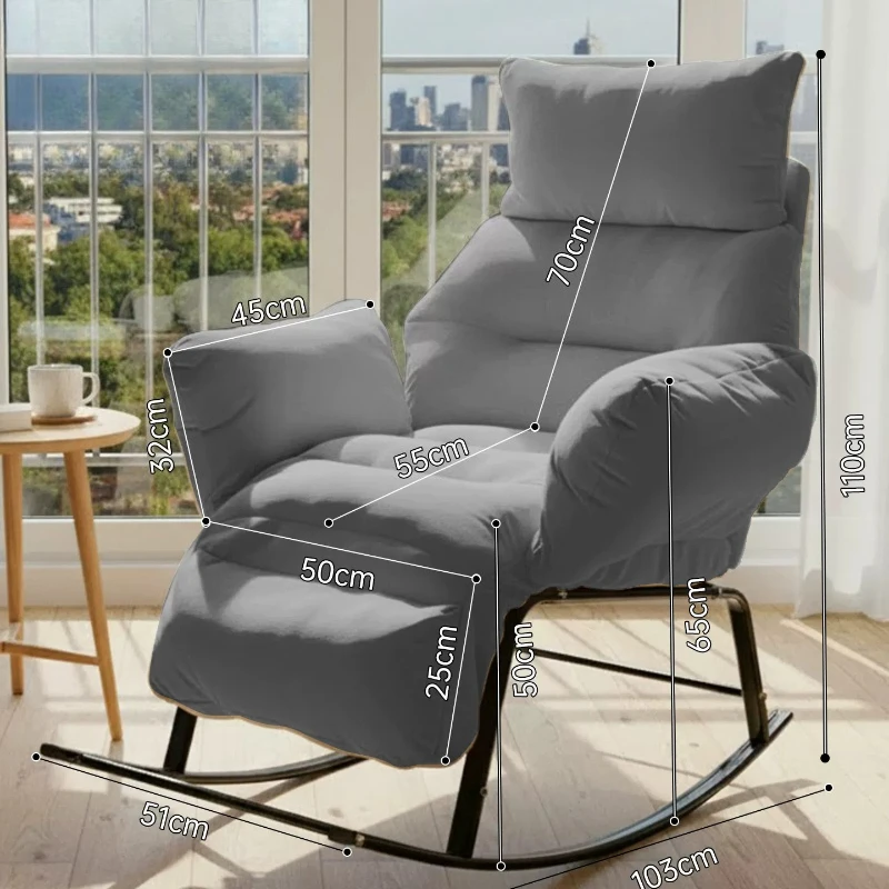 Comfortable Recliner Living Room Chairs Sleeper Reading Living Room Chairs Genuine Leather Muebles Para Hogar Rattan Furniture