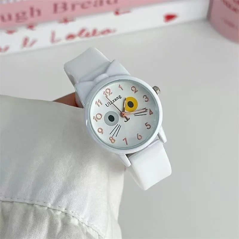 Children's watch ins style high value primary and secondary school students simple and cute cartoon quartz watch