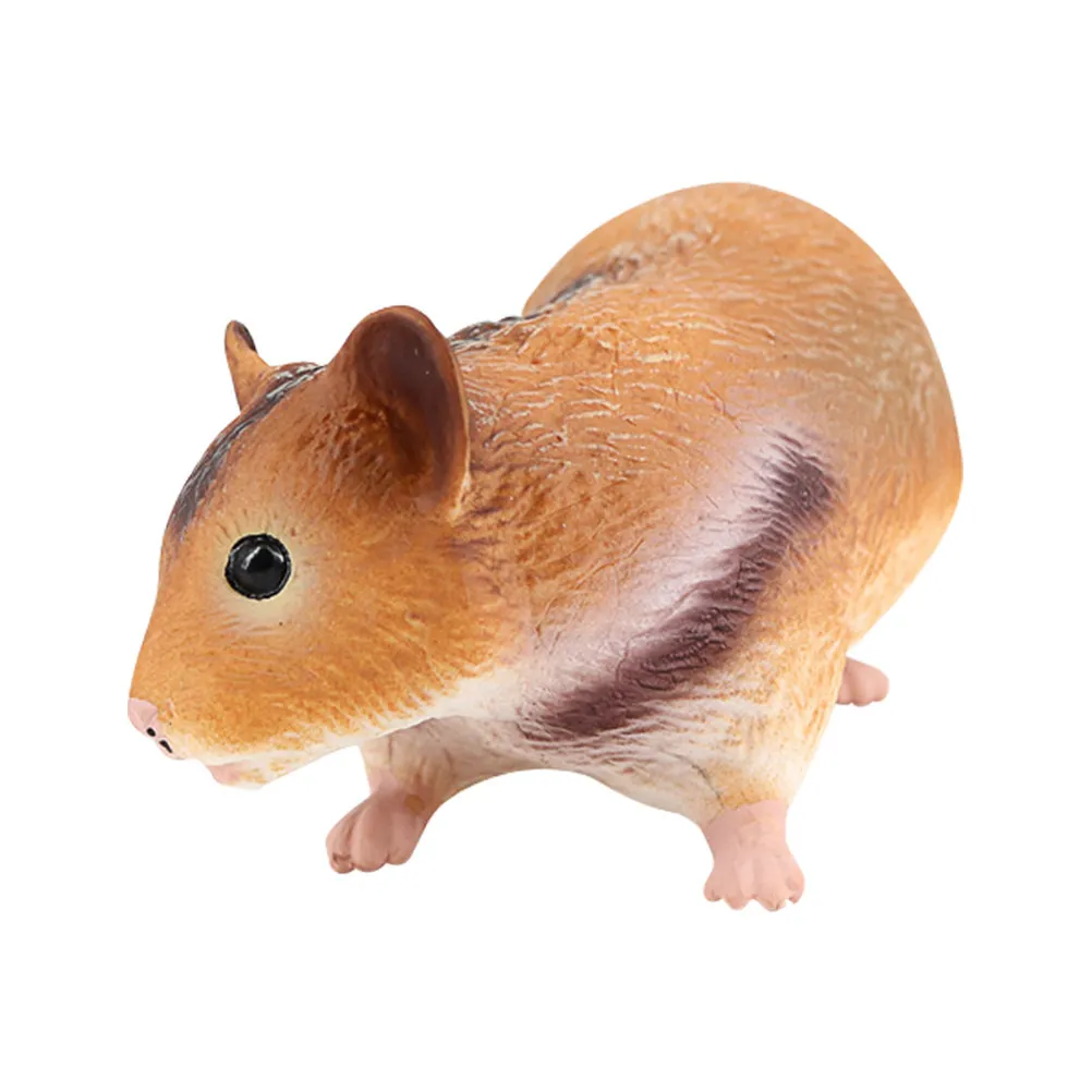Guinea Pig Statue Lifelike Plastic Simulation Animal Decoration Home Desktop Adornment Cartoon Craft Realistic Guinea Pig Shape