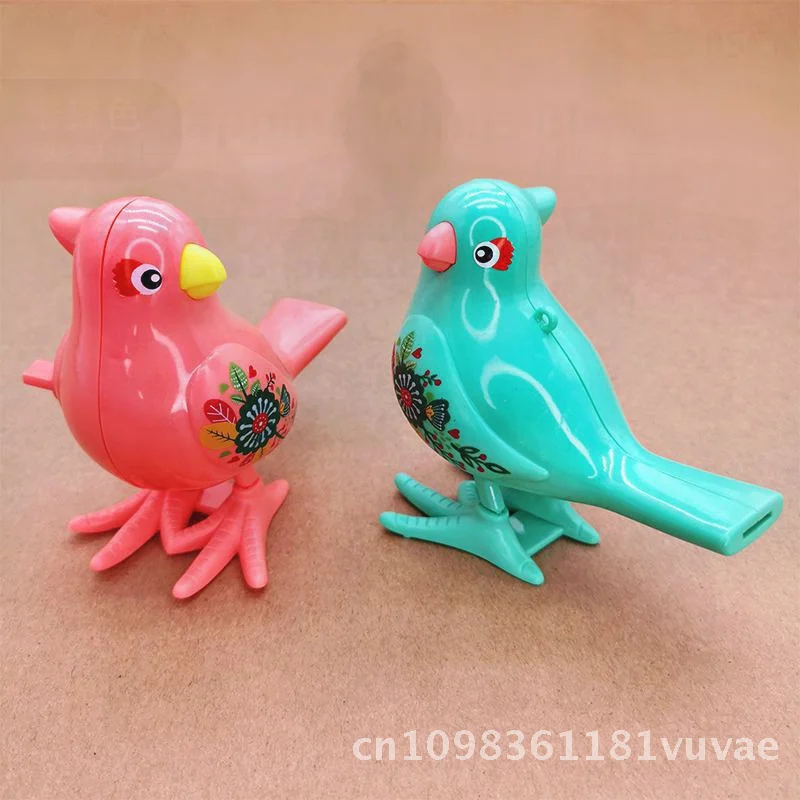 Zabawka dla niemowląt - ptaszek na mechanizm zegarowy, edukacyjna zabawka muzyczna z symulacją dzwonienia i skacania, zwierzątko, dla dzieci w wieku 1-4 lat.