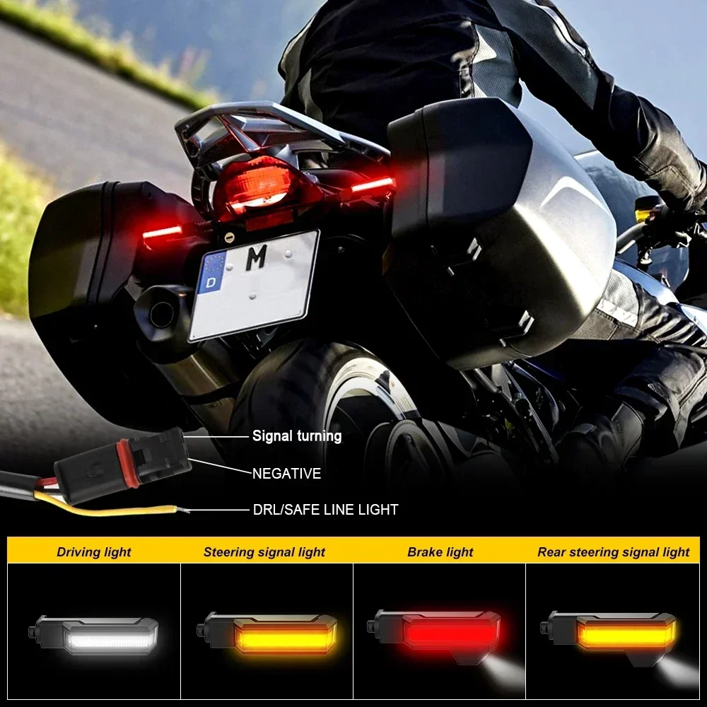 Motocicleta Lighting Systems, Turn Signal, Luzes Led reversas, Luzes laterais indicadoras para BMW F800 R1200 GS