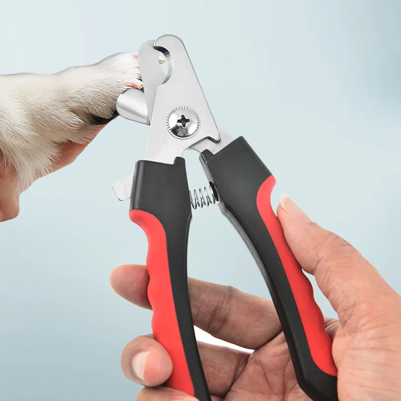 Professional Pet Nail Clippers for Dogs And Cat Safety Guard Stainless Steel Trimmer with Nail File Small to Large Grooming Tool