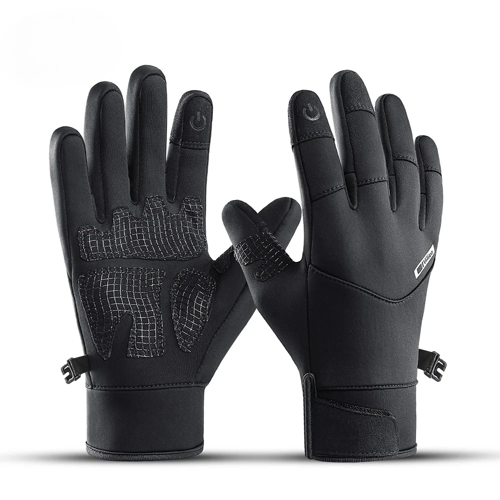 

Kyncilor зимние перчатки для мужчин и женщин, уличные велосипедные перчатки с сенсорным экраном, теплые мотоциклетные перчатки для холодного велоспорта, ветрозащитные нескользящие перчатки