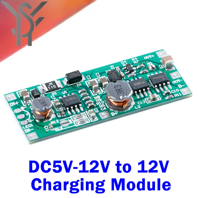 DC5V-12V to 12V Charging Module for 18650 Lithium Battery UPS Voltage Converter Module UPS uninterruptible power supply control