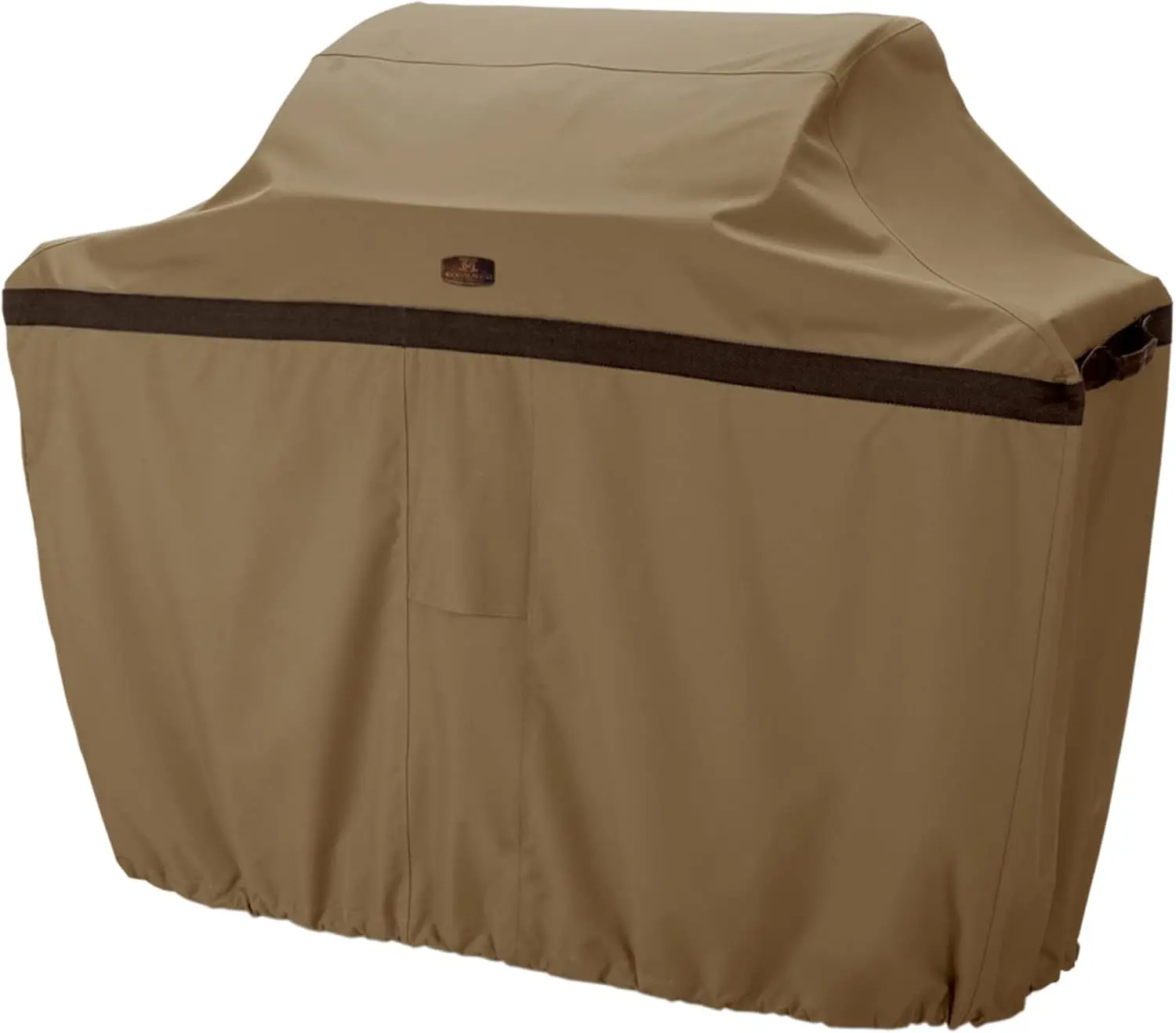 

58 Inch Water-Resistant BBQ Grill Cover, Classic Hickory Design for Outdoor Protection