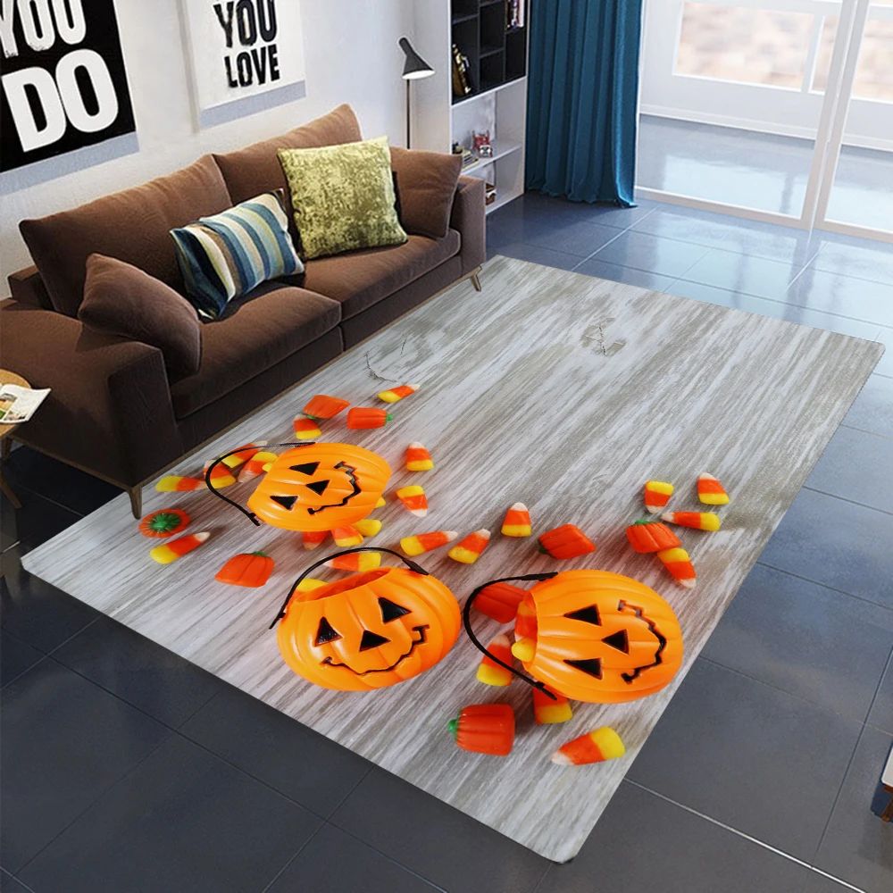 Halloween Fun Living Room Bedroom Floor Mat   Carpet Kitchen Decoration Long Corridor   