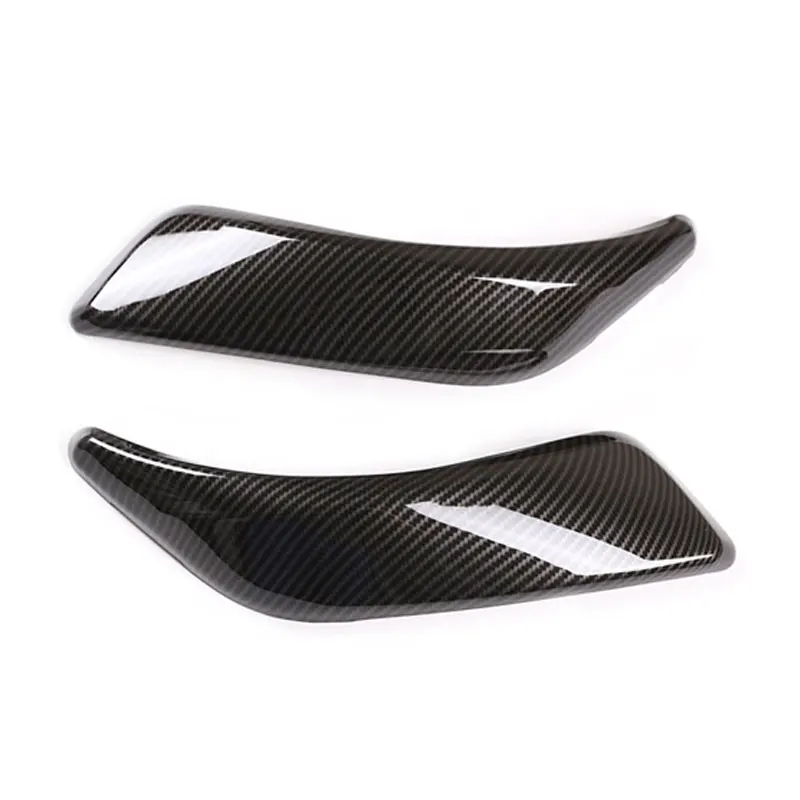 For BMW 1 2 Series F20 F21 F22 F23 2012 - 2017 2pcs ABS Carbon Fiber Texture Interior Door Handle Pull Cover Protective Trim