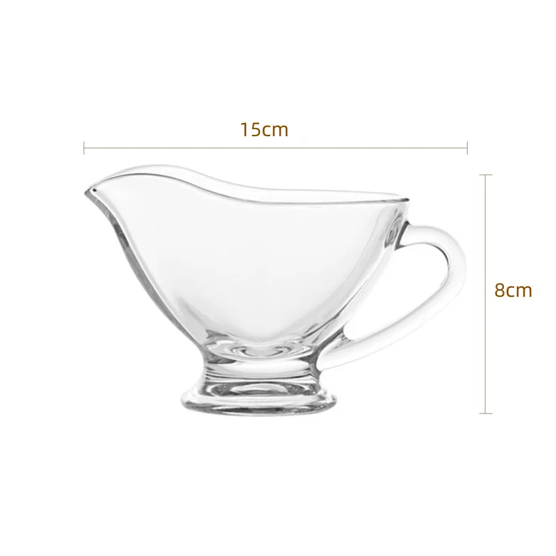 Montessori Kids Glass Sauce Boat Child-Safe Gravy Pourer for Toddler Kitchen Pouring Practice Basic Skill Learning Tools
