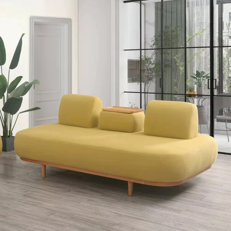 

High quality soft sofa cover solid wood legs suitable for family living room furniture small apartment
