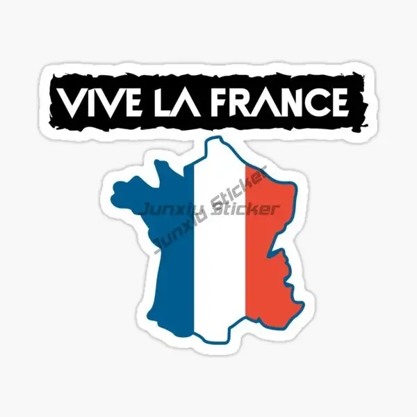France Flag Map Eiffel Tower Creative Personalized Stickers for Car Bicycle Window Fridge Wall Decoration Accessories