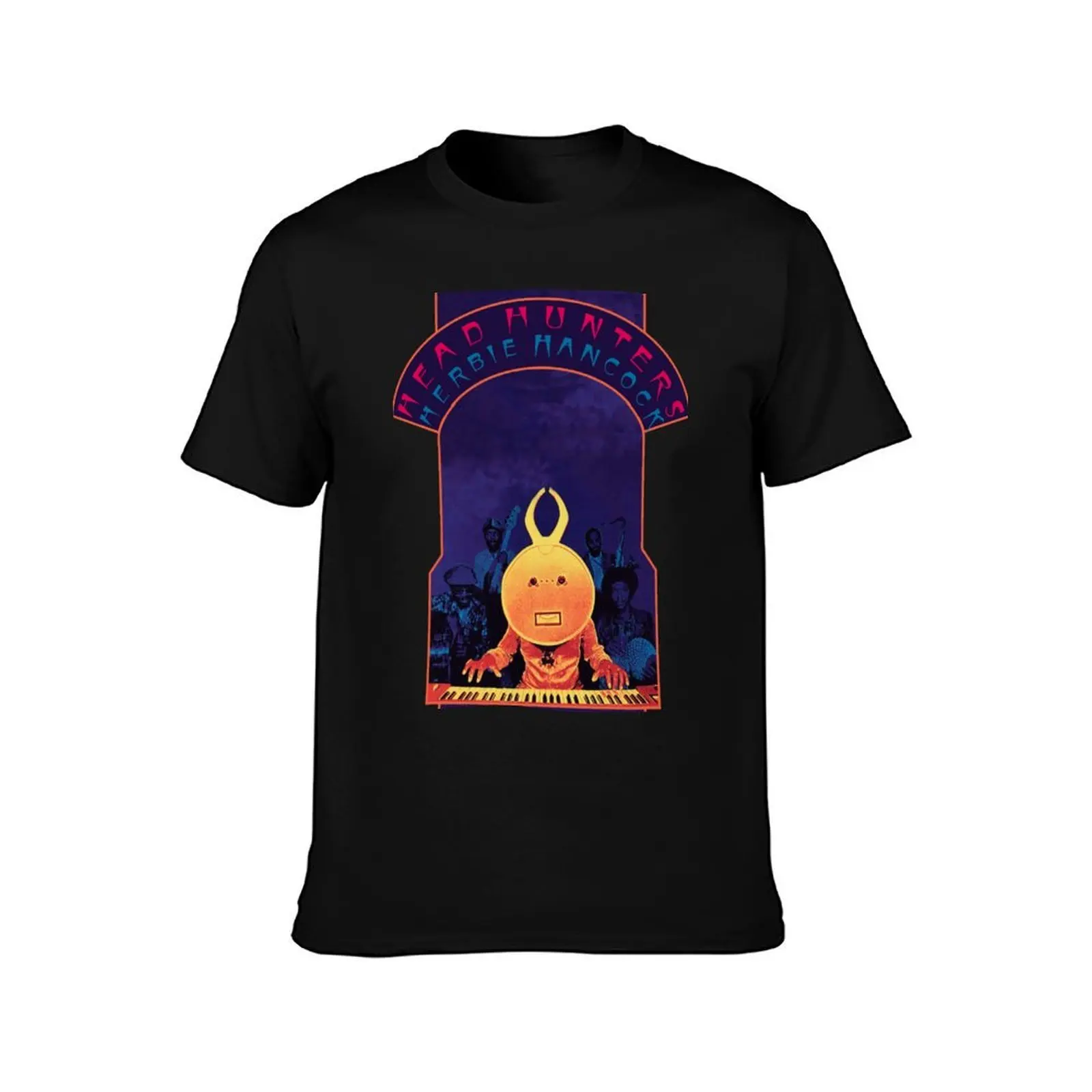 Herbie Hancock - Head Hunters T-Shirt Big Size Simple T-Shirt