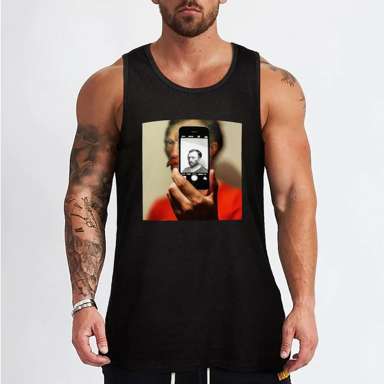 Show you my selfie Tank Top Bodybuilding clothing man singlets for men Vest for boy