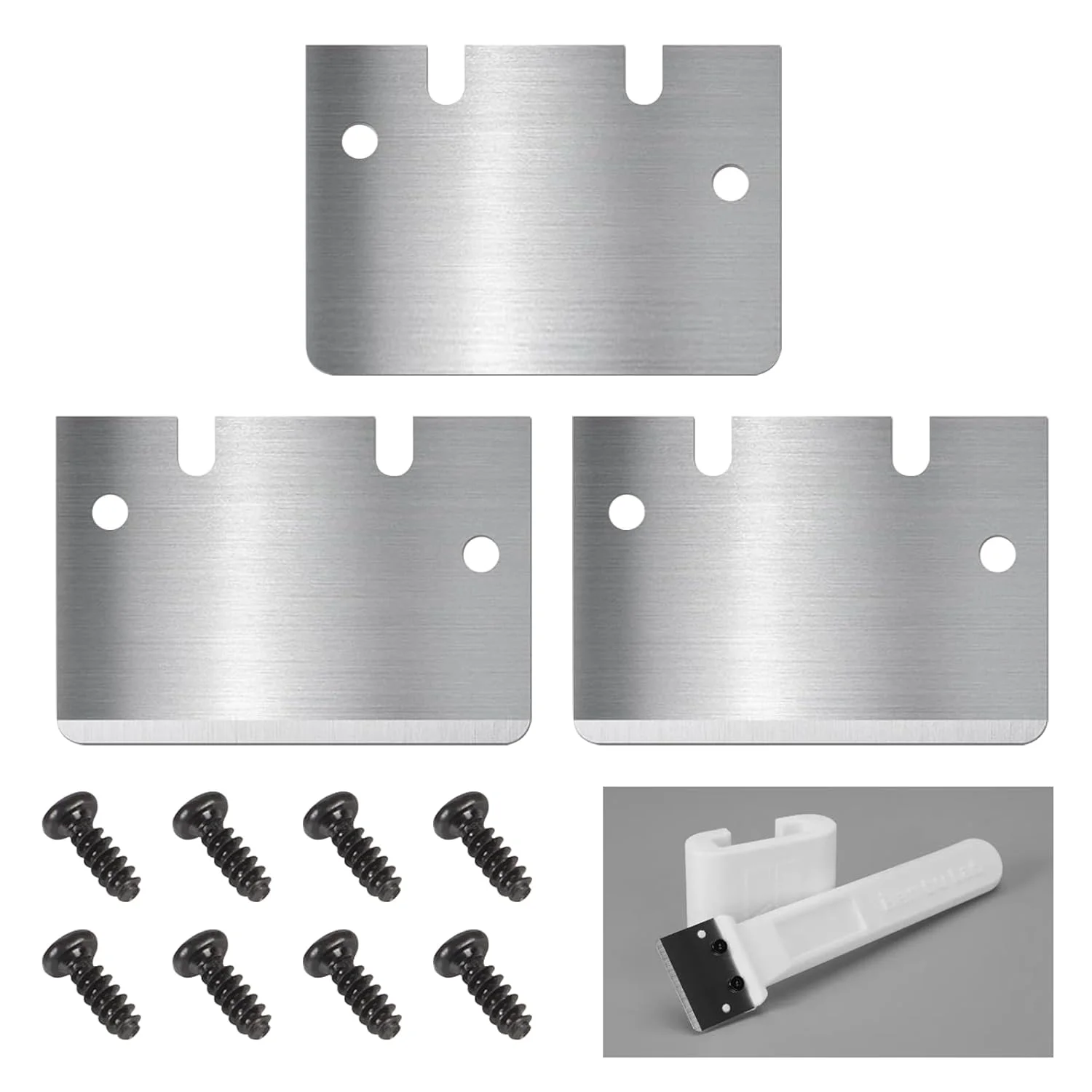 3D Printer Cooktop Scrapers Compatible with Bambu Lab A1/X1/P1 Series Anycubic Kobra Series Creality All 3D Printers Build Plate