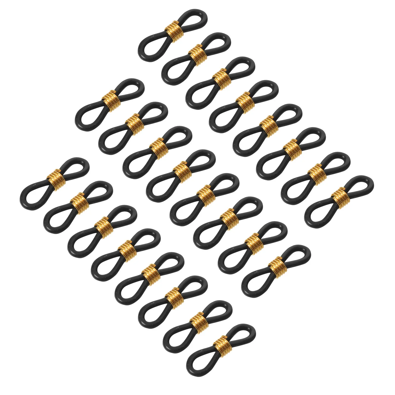 100Pcs Adjustable Black Chicken Leg Bands Splay Leg Brace Support Corrective Hobble Brace for Chicks Poultry Birds