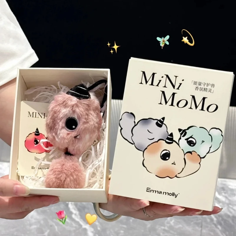 إيما مولي ميني مومو دمية معطرة مثبتة على السيارة ألعاب من نسيج مخملي دمى لإناث أفضل صديق حقيبة قلادة هدية عيد ميلاد