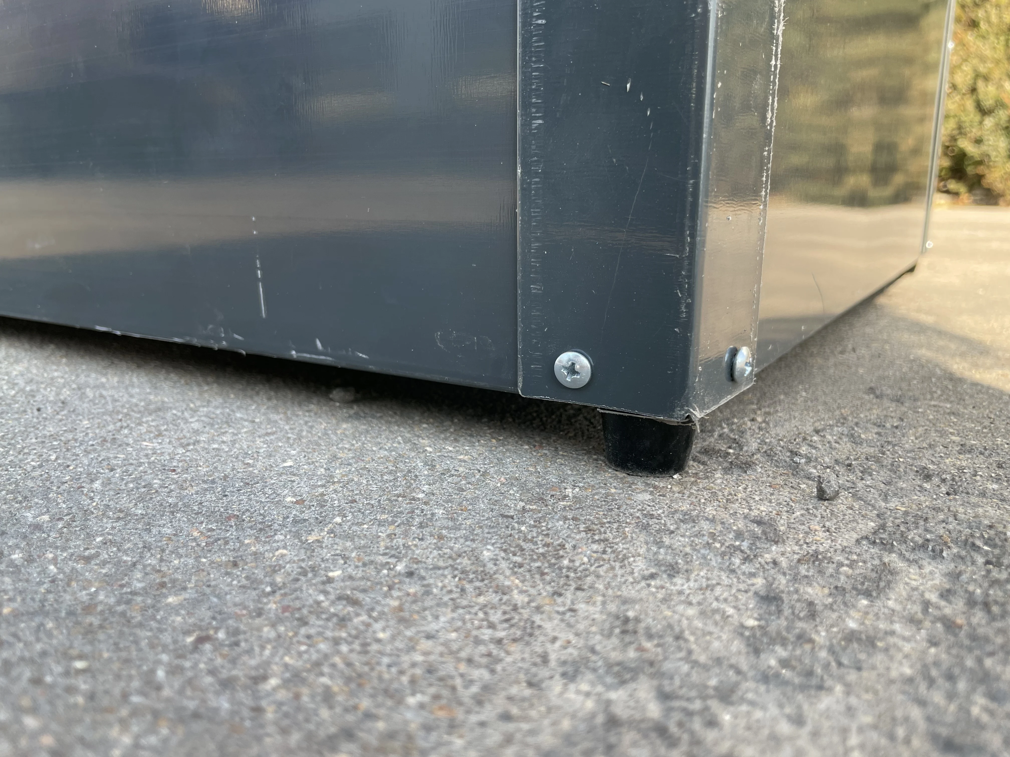 100 Gallon Metal Deck Box Waterproof Outside Steel Storage Lockable Cabinet  120 Gallon Indoor Storage Bin Container for Patio view 4