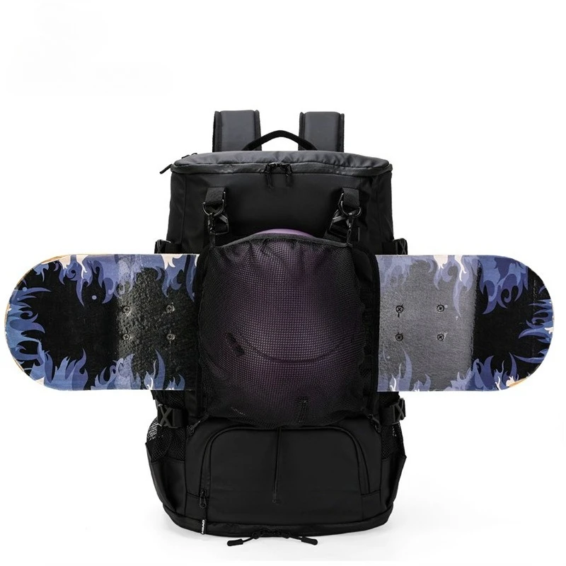 Ski Backpack Multifunctional Shoulder Large Capacity Sports Board Bag Dry and Wet Separation Boarding Board Bag