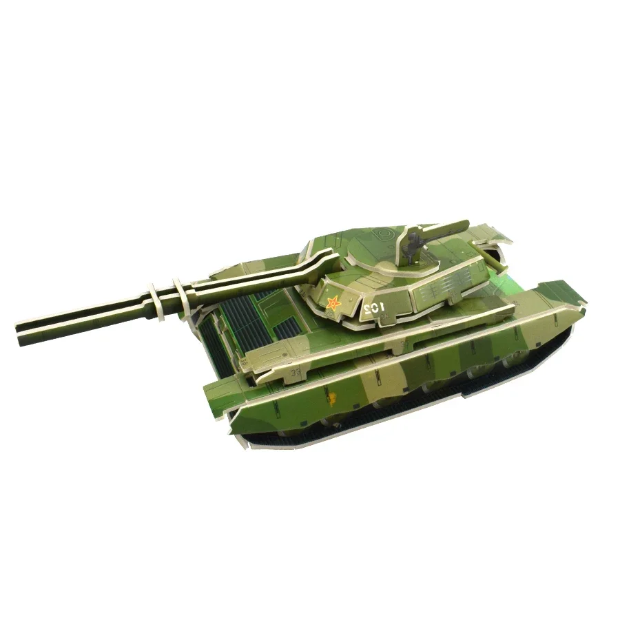 3D Puzzle Tank Model Learning Education Toys for Boys Gift Montessori Puzzles for Kids Smart Games Armored Car Assembly Toy