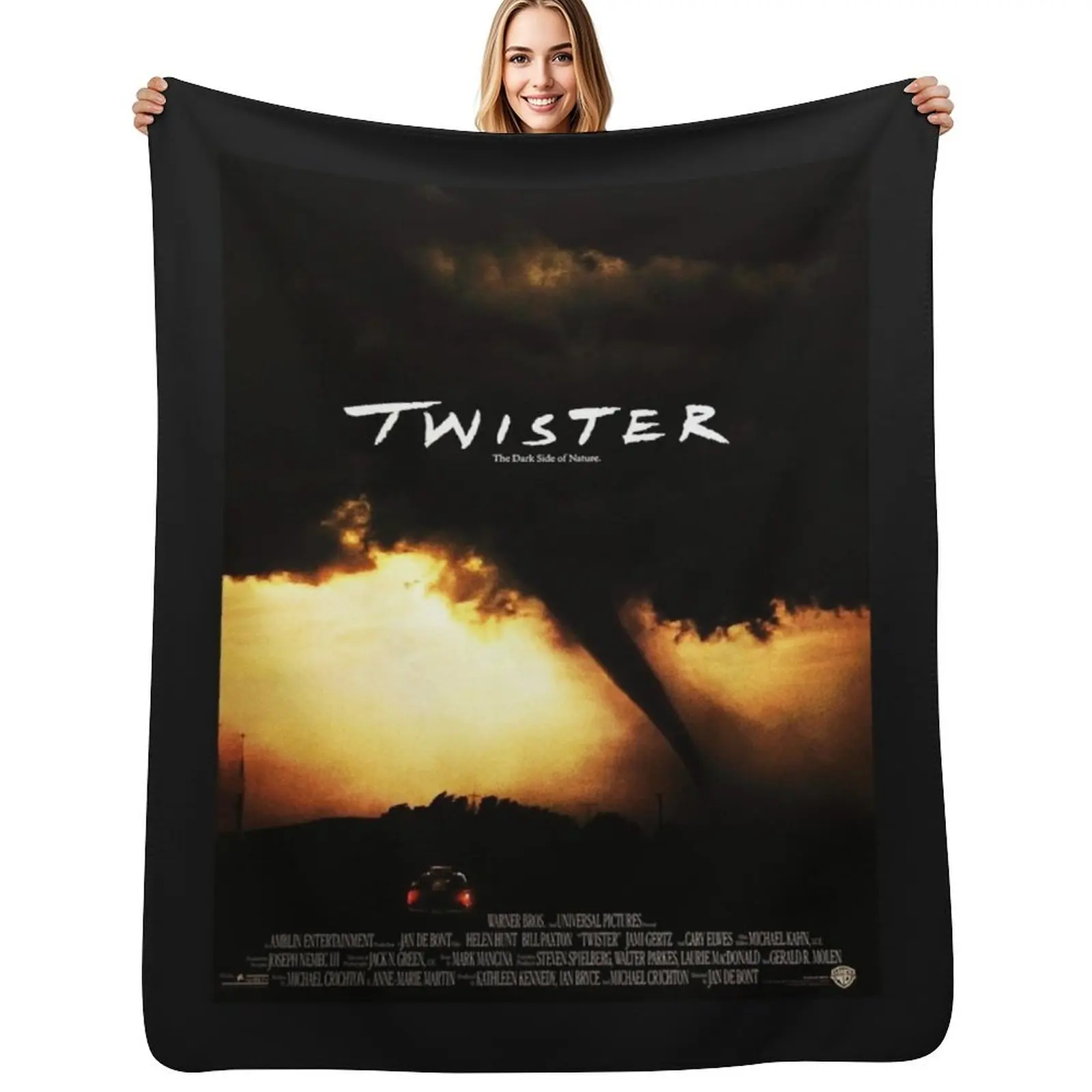 Twister Poster Throw Blanket Year Round Soft Comfortable Blanket for Home