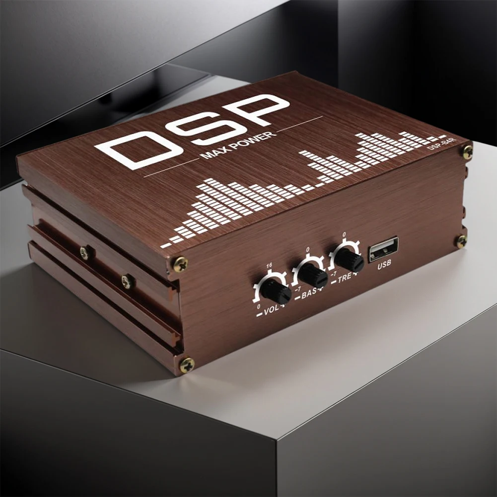 

4x50W Car DSP Digital Audio Processor Support APP Control DSP Car Power Amplifier Audio Digital Sound Processor for Car