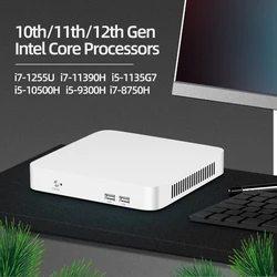 Intel Mini-PC-i7-1355U der 12./13. Generation i5-1335U i3-1315U 16GB/32GB RAM 512GB/1TB m.2 SSD Dual-Band-WLAN BT2.0 Windows 4,0