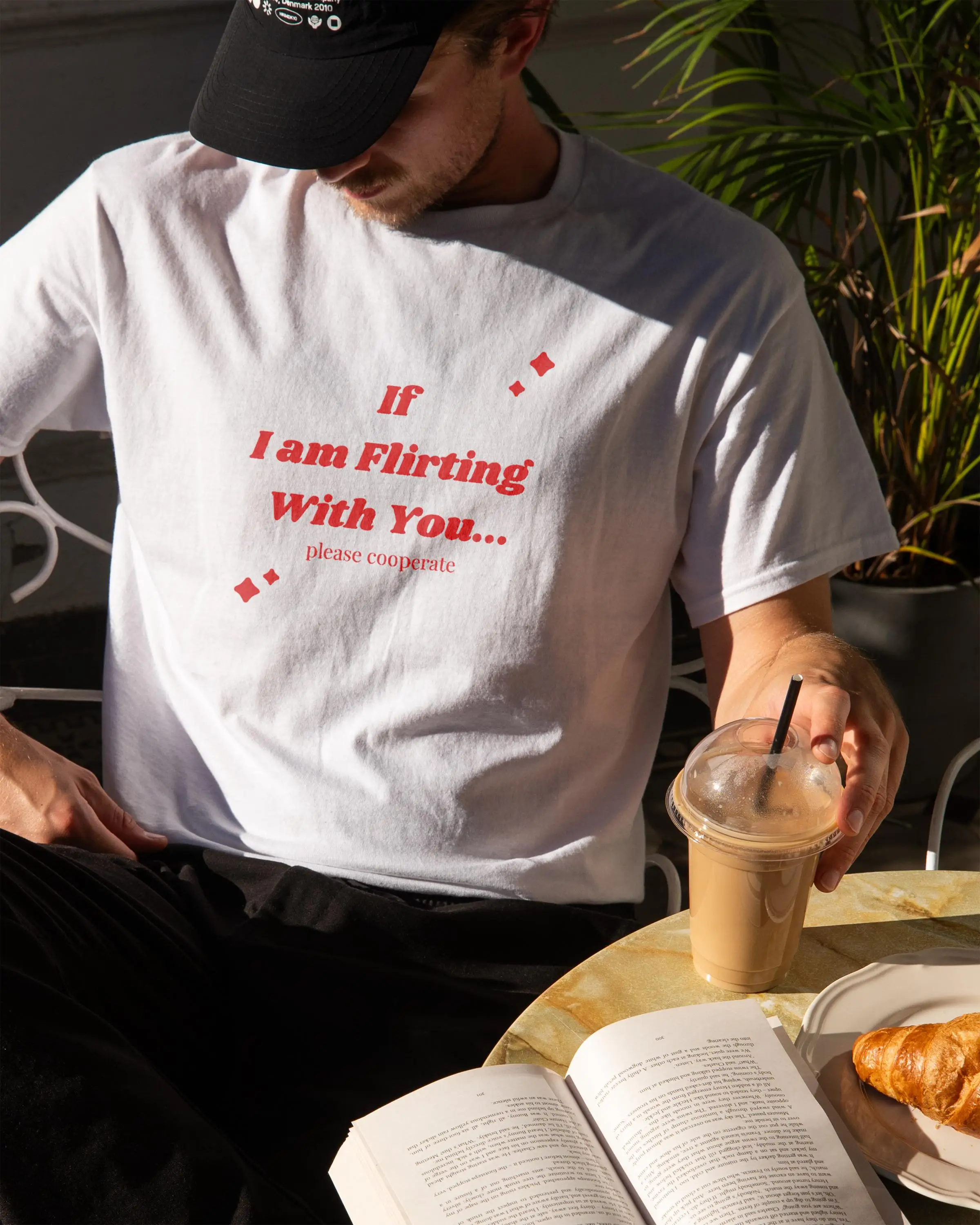 If I Am Flirting with You Please Cooperate T-shirt  Unisex Funny Quote Shirt Flirty Party Shirt High-Quality Fashionable Trendy