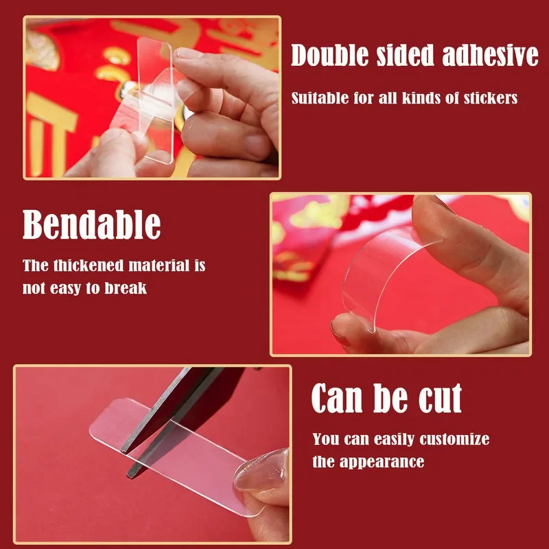 Super Strong Double Sided Adhesive Tape Transparent Nano Tape Waterproof Wall Stickers Reusable Kitchen Bathroom Adhesive Tape