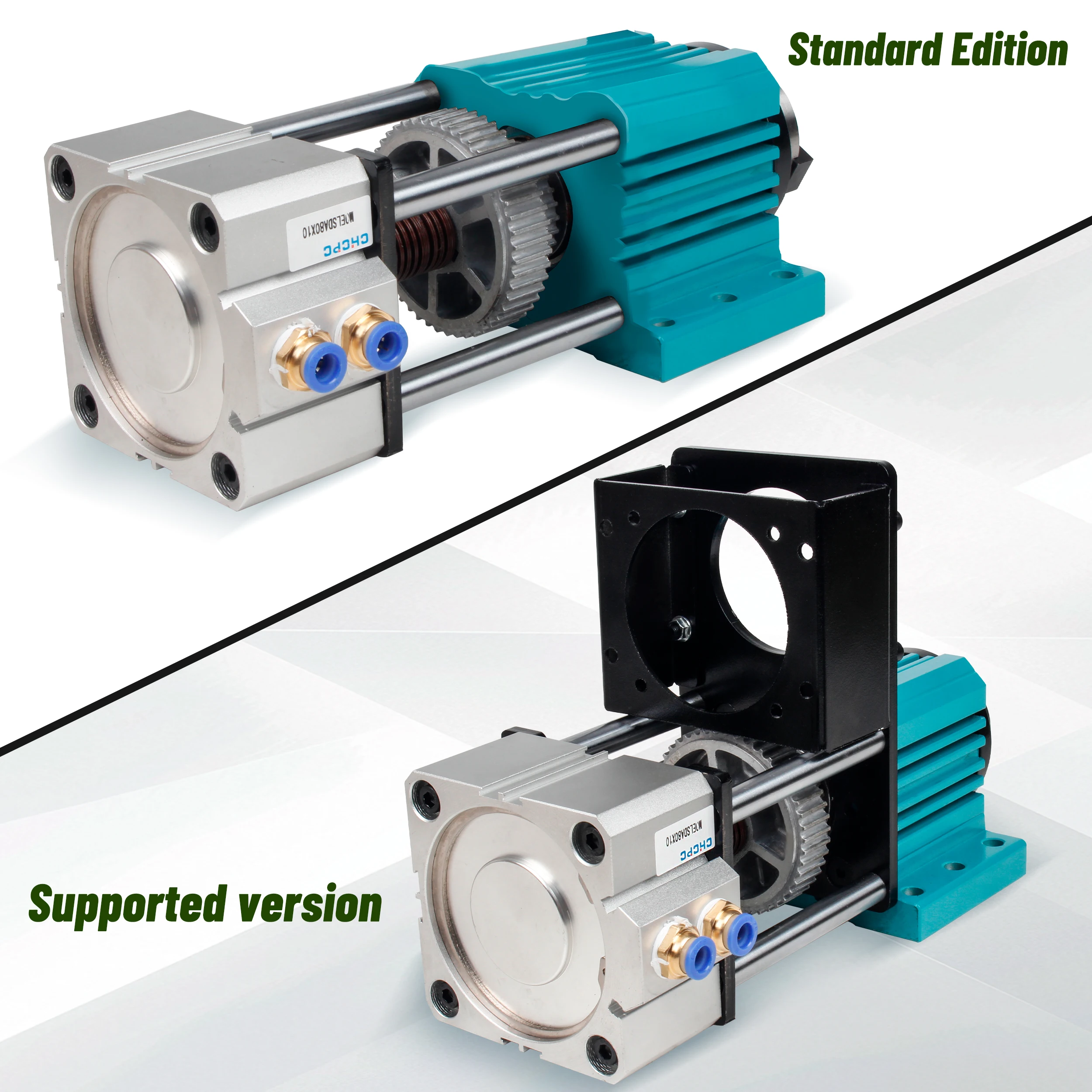 BT30 Unpowered Spindle Pneumatic Semi-Automatic Tool Change Spindle Suitable for Engraving, Drilling, Metal Heavy Cutting