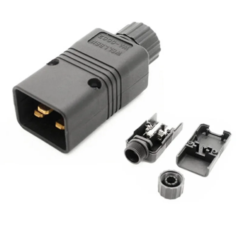 

BNVN-6X ИБП, штекер IEC C20, штекер, шнур питания, кабельный штекер, 16 А/250 В, полезный