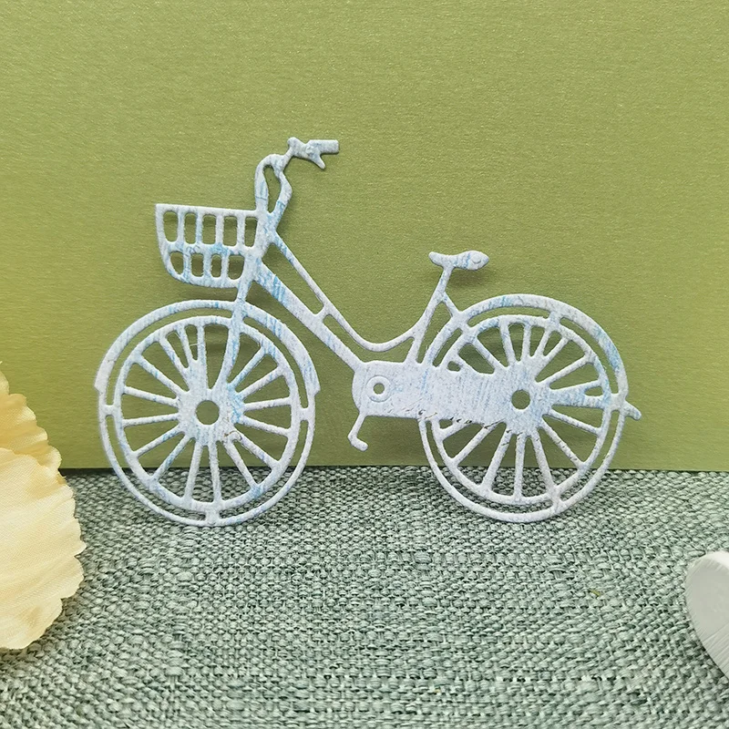 New Bicycle Design Handicrafts Metal Mold Cutting Die Scrapbook Die Cutting Photo Album Card Paper Carving  cutting dies 2024