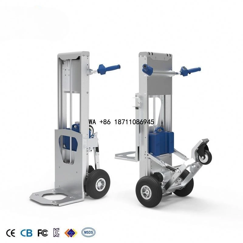 Power Car Battery Transfer Trolley Push Lifting Brick Cart Small Mover Moving Dolly Tool Hand Trolly Carts Fork Electric Dolley
