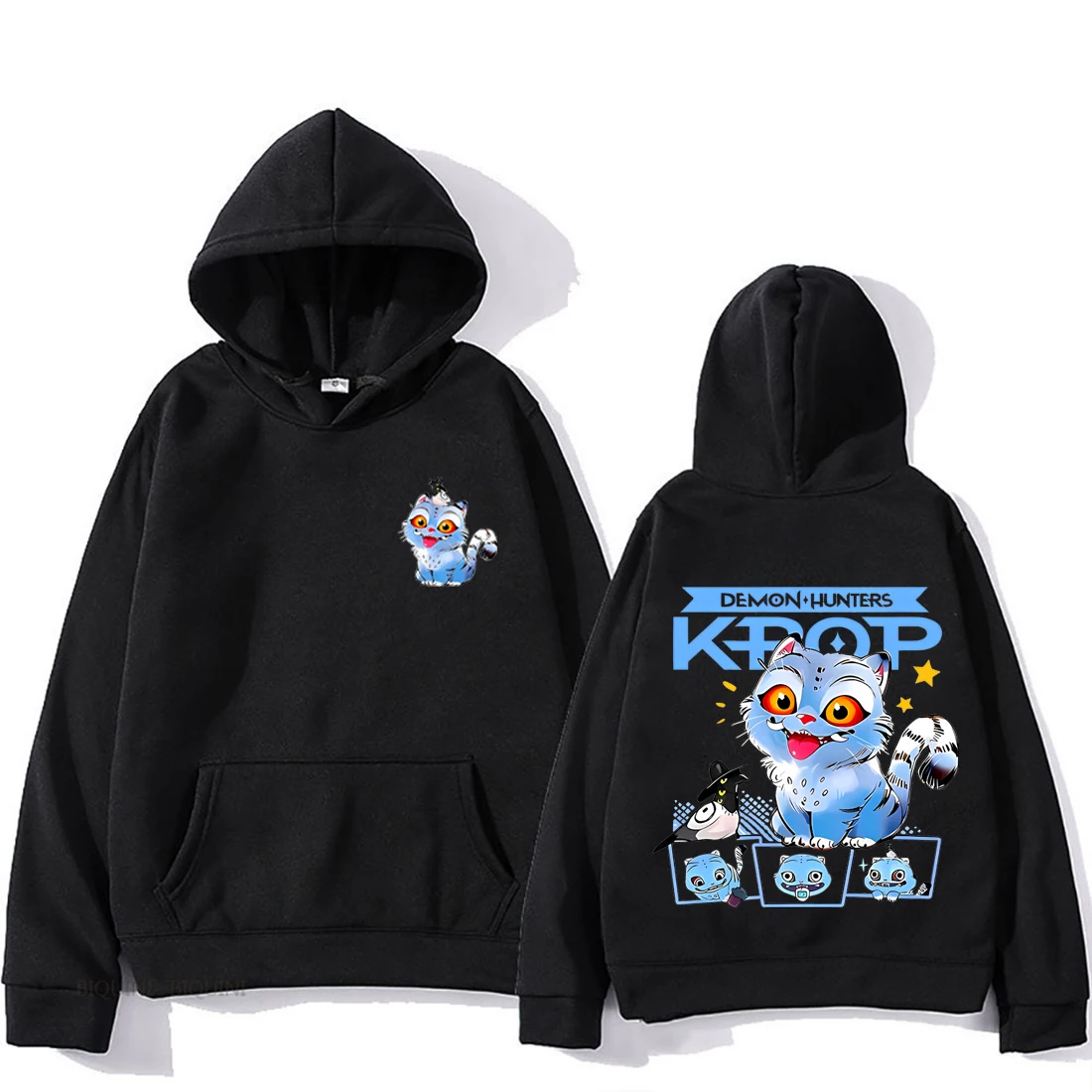 

Kpop Demon Hunters Movie Funny Graphics Hoodie Men Women vintage Autumn Casual Fleece Sweatshirt Long sleeve fashion streetwear