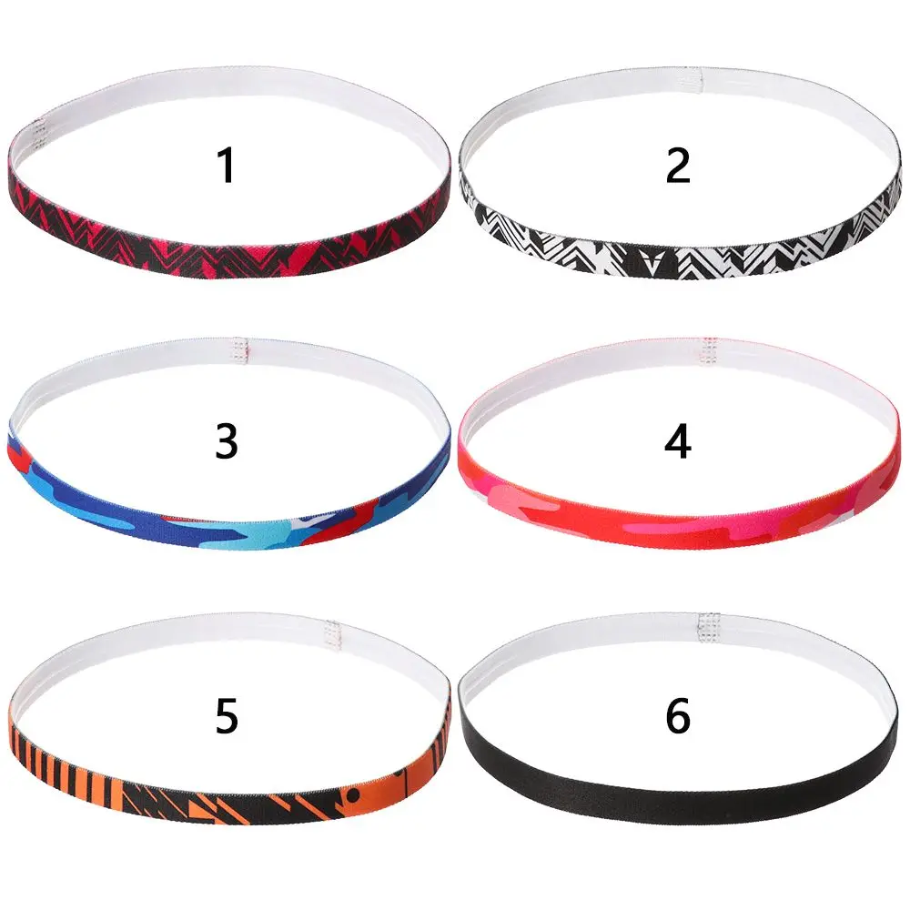 ユニセックス滑り止めヘッドバンド,ストライププリント,ヨガ,フィットネス,ランニング,スポーツ用