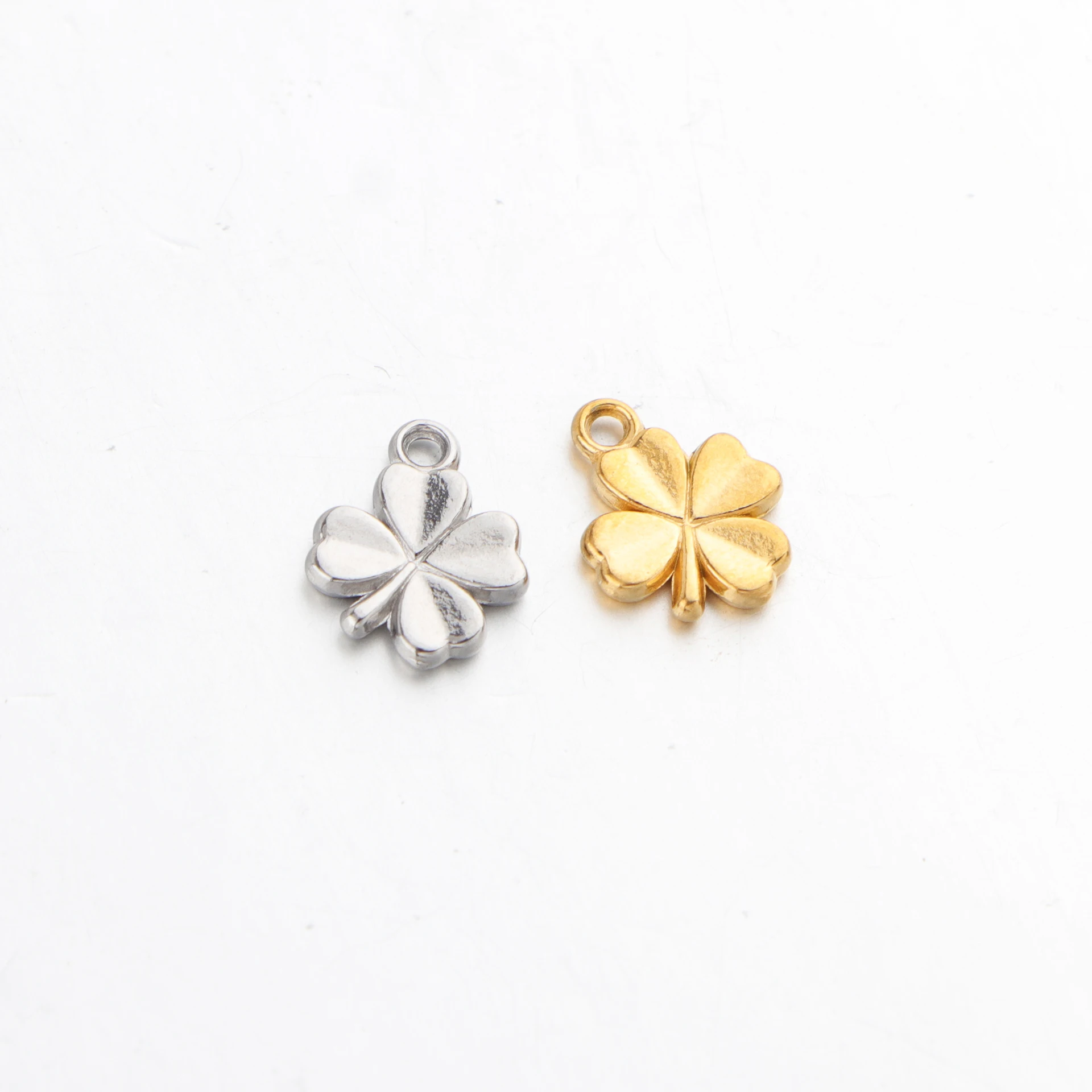 

20pcs/lot Stainless Steel Flower Charms Petal Pendant for DIY Necklace Earring Bracelet Jewelry Making Accessories Wholesale