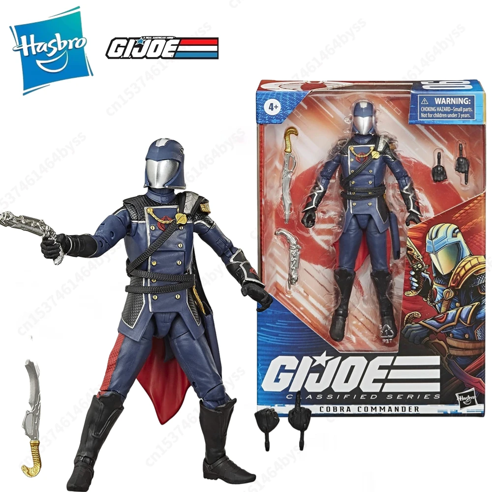 Hasbro G.I. Joe GI JOE Classified Series 06 Cobra Commander Action Figure Model Toy Collection Hobby Gift