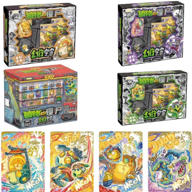 

KAYOU New Cartoon Plants Vs. Zombies Fantasy Universe Adventure Bag First Bullet Collection Card Series Детские игрушки