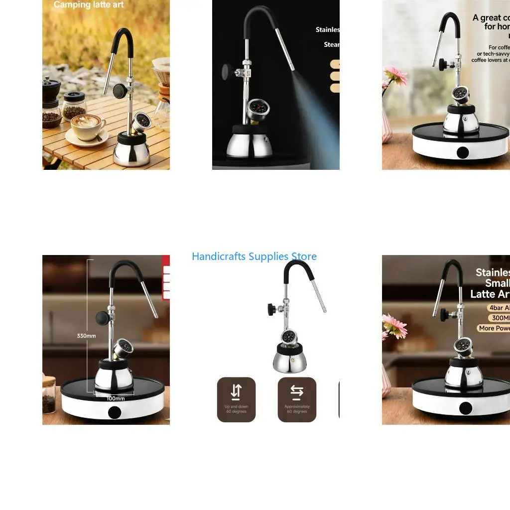 R1WA Premium Stainless Steel Milk Steaming Pitcher 300ML Capacity Frothing Machine For Home And Cafes Use