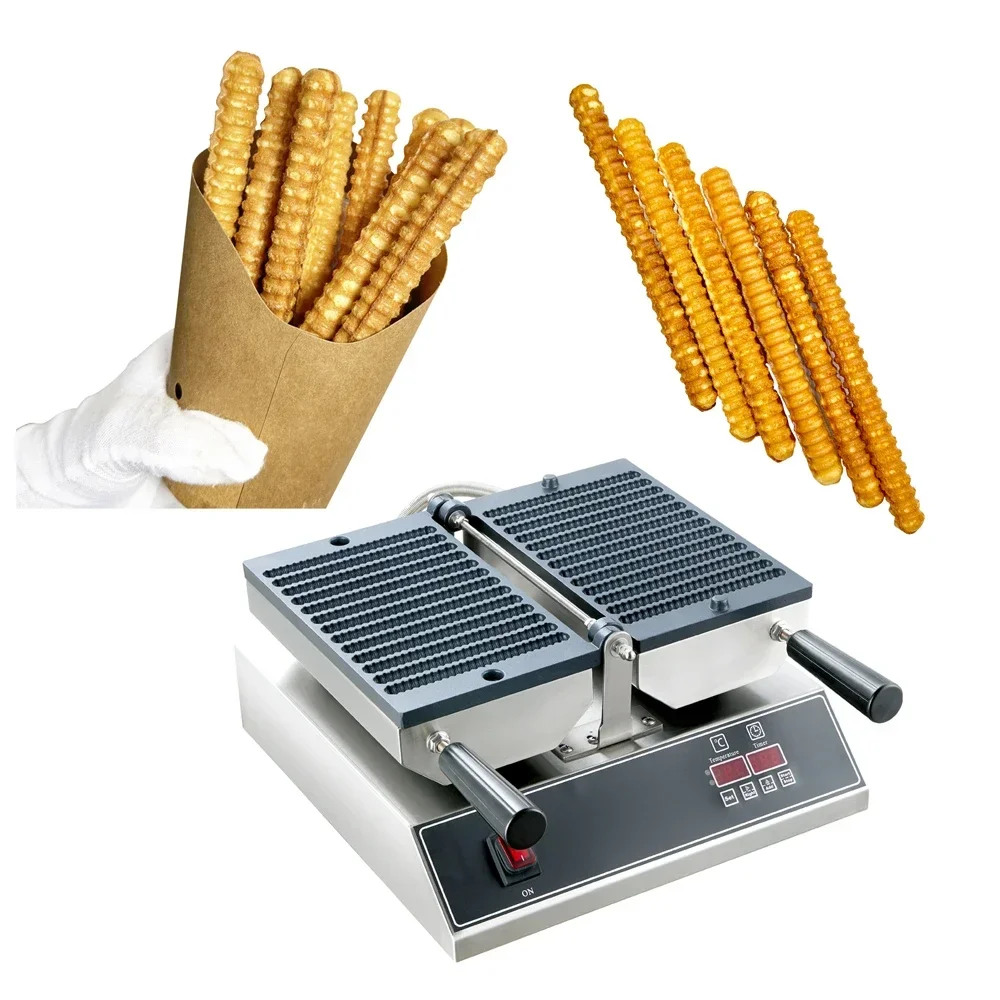 Electric Commercial Snack Equipment Long Stick Shape Waffle Making Machine For Sale