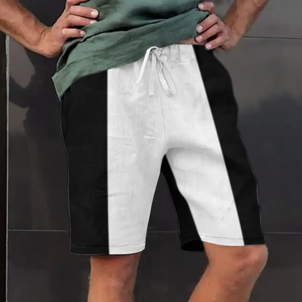 Shorts  Drawstring   Short Trousers Relaxed Fit Mid Waist Short Pants