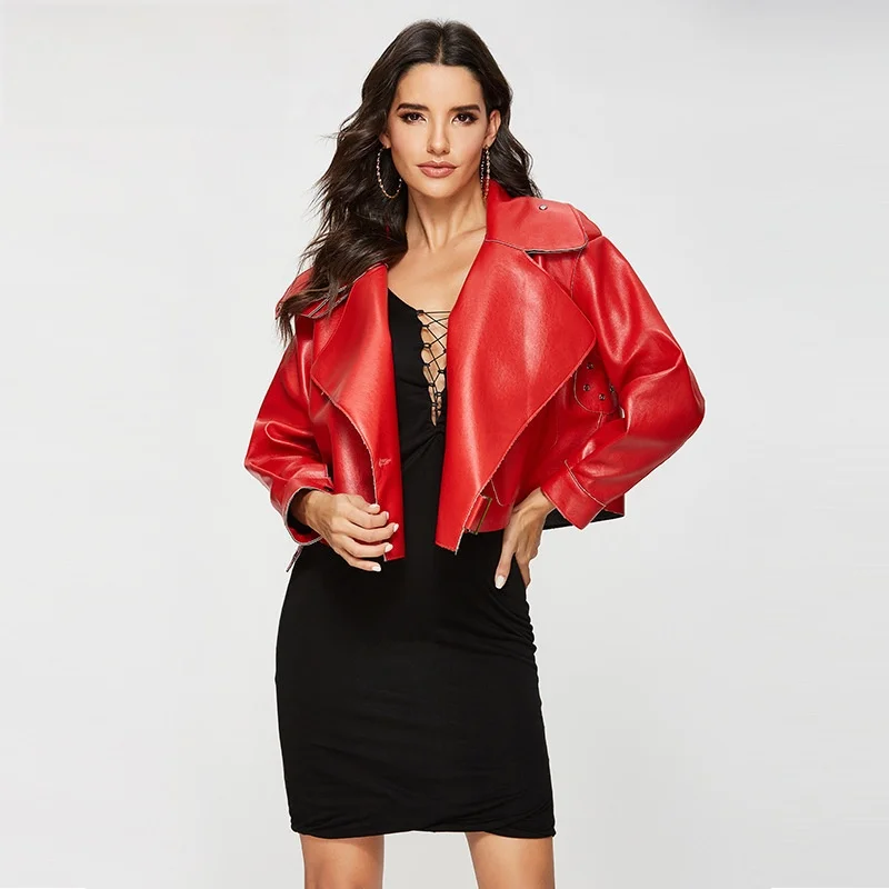 

Женский костюм с эффектом похудения Jaet Faionable Универсальный Высококачественный кожаный западный костюм небольшого размера Повседневное пальто для поездок на работу Sle Lon...