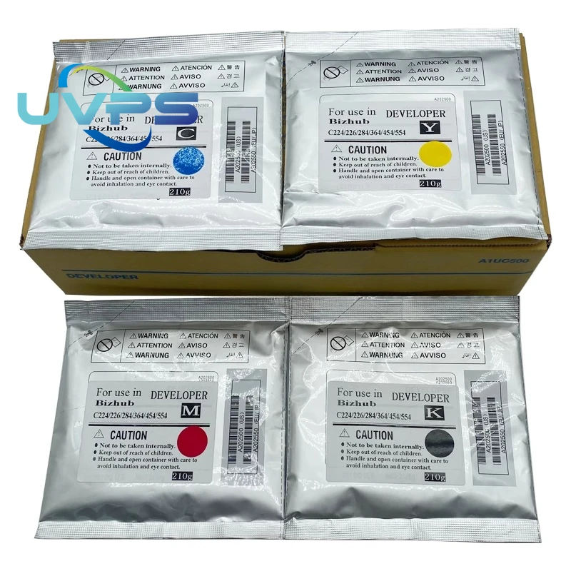 

1pcs 210g DV512 Developer for Konica Minolta Bizhub BH C554 C224 C284 C364 C454 A2XN0KD Iron Powder Photocopy Machine