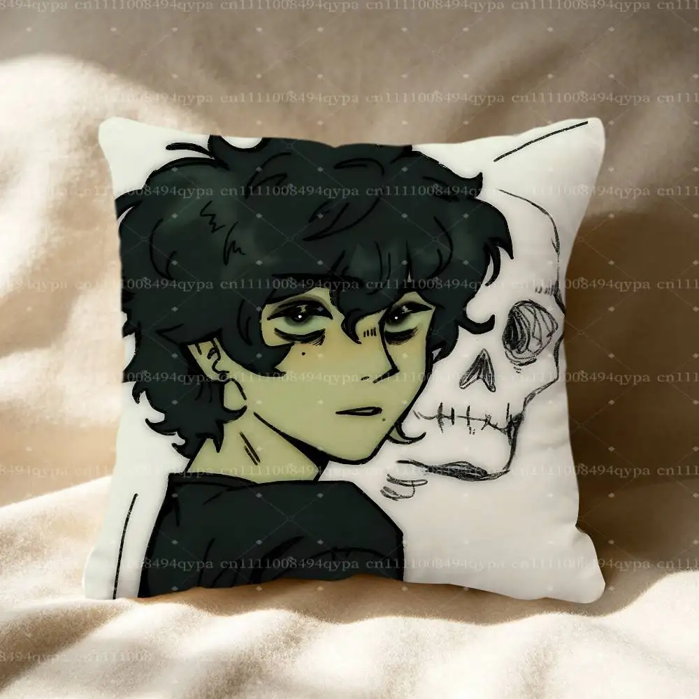 Nico Di Angelo P-Percy Jackson Throw Pillow Cushion Cases Kawaii Decorative Living Room Decor Soft Decorative Pillows