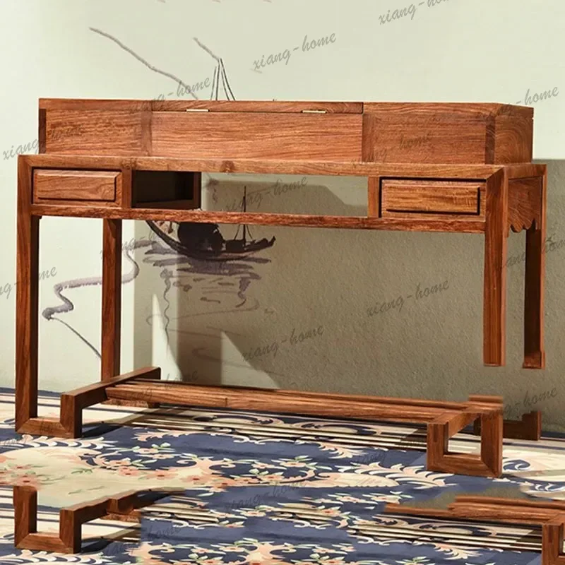 FG Console Makeup Dressing Table Modern Corner Organizer Vanity Table Computer Cabinet Mesa De Maquillaje Lounge Suite Furniture