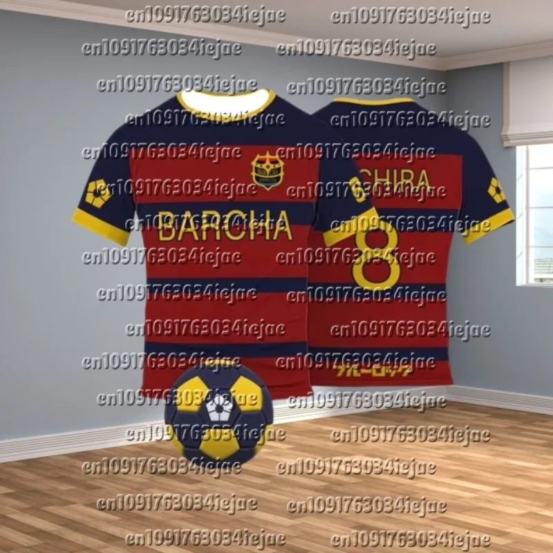 

MOTO Blue Lock FC Barcha Cartoon Anime Cosplay Men Jersey Summer Short Sleeve Children Tee Tops 2024 Fashion T-shirt