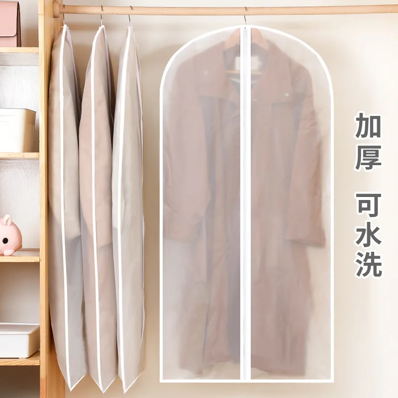 Top Clothes Hanging Garment Dress Clothes Suit Coat Dust Cover Organizer Wardrobe Hanging Clothing Home Storage Bag Pouch Case