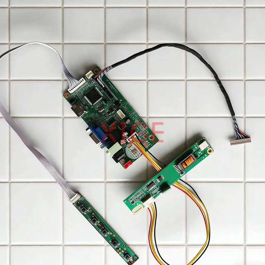 

Плата контроллера привода ЖК-экрана подходит для LTN133AT08 LTN133AT07 N133I1 N133I7 VGA + HDMI 1280x800 1280*800 20 контактов LVDS 1-CCFL DIY Kit