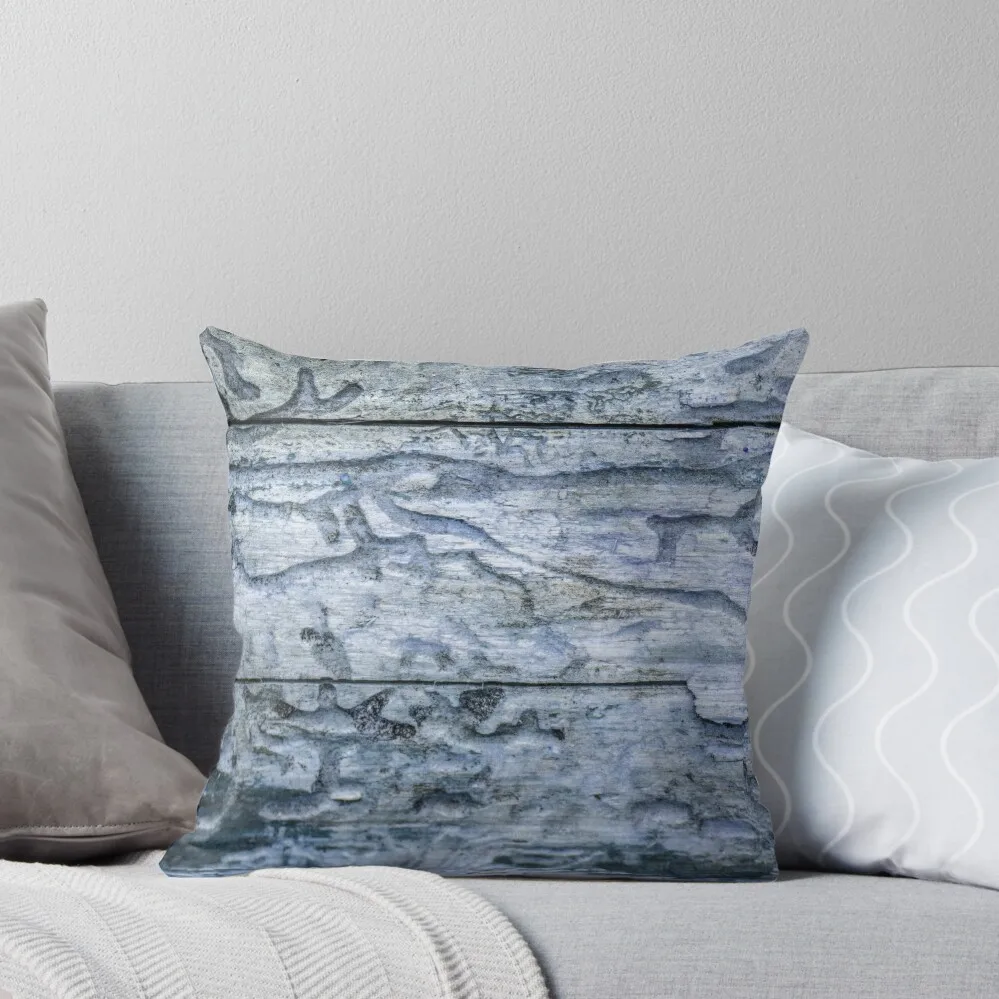 Bark beetle racetrack in blue Throw Pillow Pillow Case Christmas Marble Cushion Cover Pillow Cover