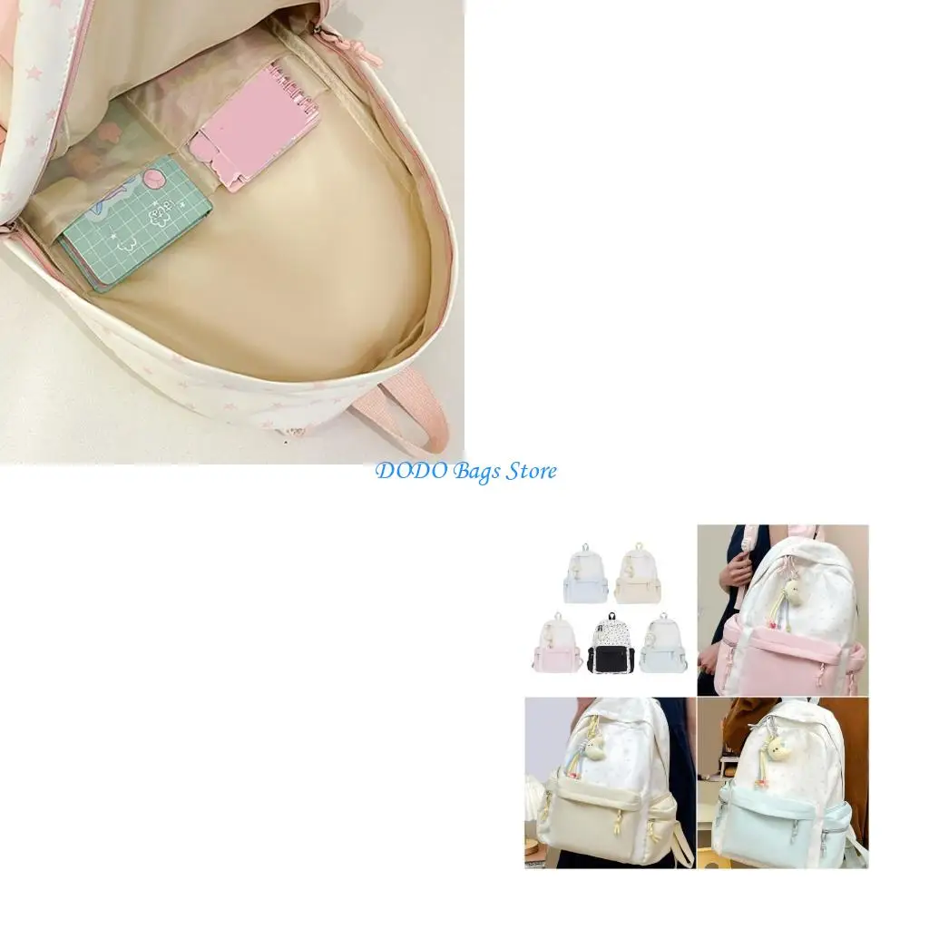 

Школьный рюкзак для студентов, рюкзак с принтом звезды, дорожный рюкзак, рюкзак большой емкости, дорожный рюкзак для девочек