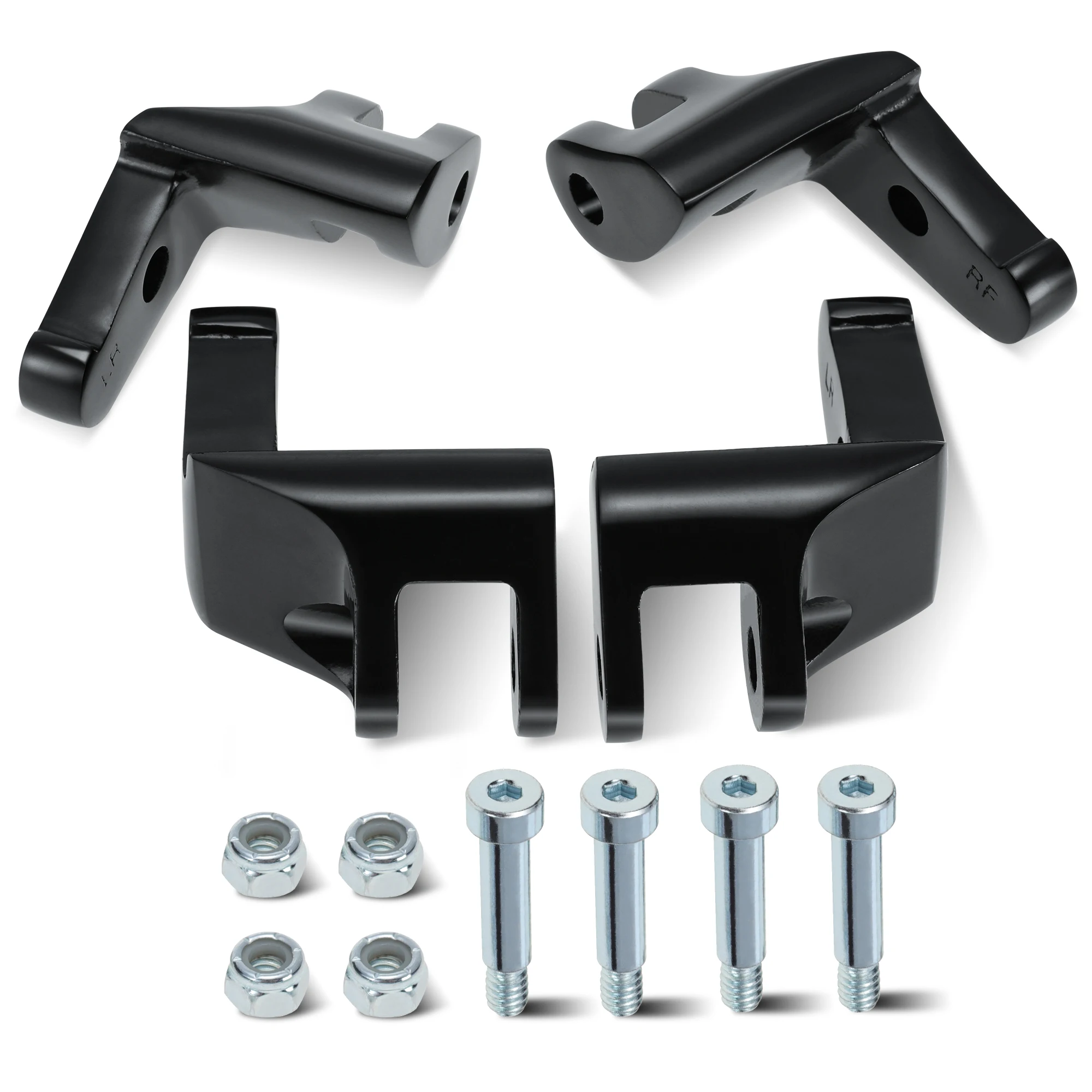 Driver Floorboard Relocation Brackets for  2014-2023 Some Touring Electra Glide Road Glide Freewheeler Models