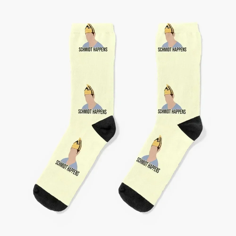 

schmidt happens - new girl Socks sheer sports and leisure Stockings man Men Socks Luxury Brand Women's